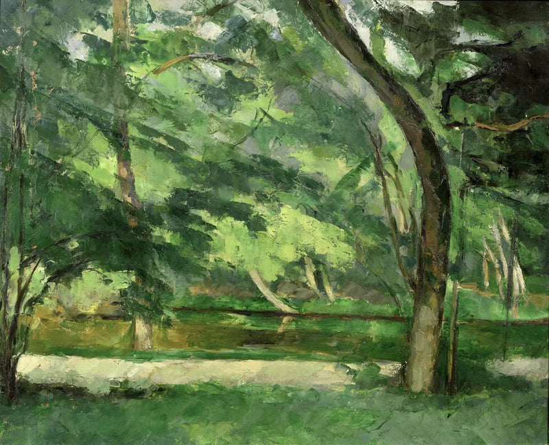 Staw Sióstr w Osny, niedaleko Pontoise - Paul Cézanne