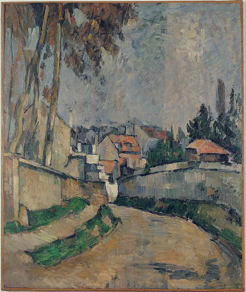 Domy przy drodze II - Paul Cézanne