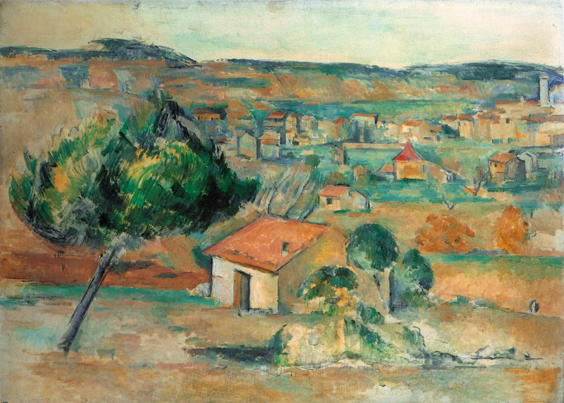 Gardanne widziane z Claou - Paul Cézanne