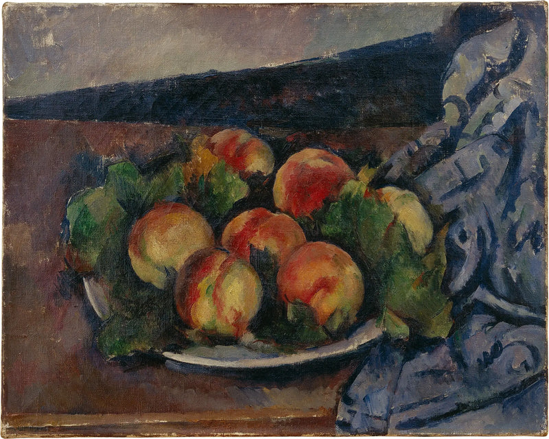 Talerz z brzoskwiniami - Paul Cézanne