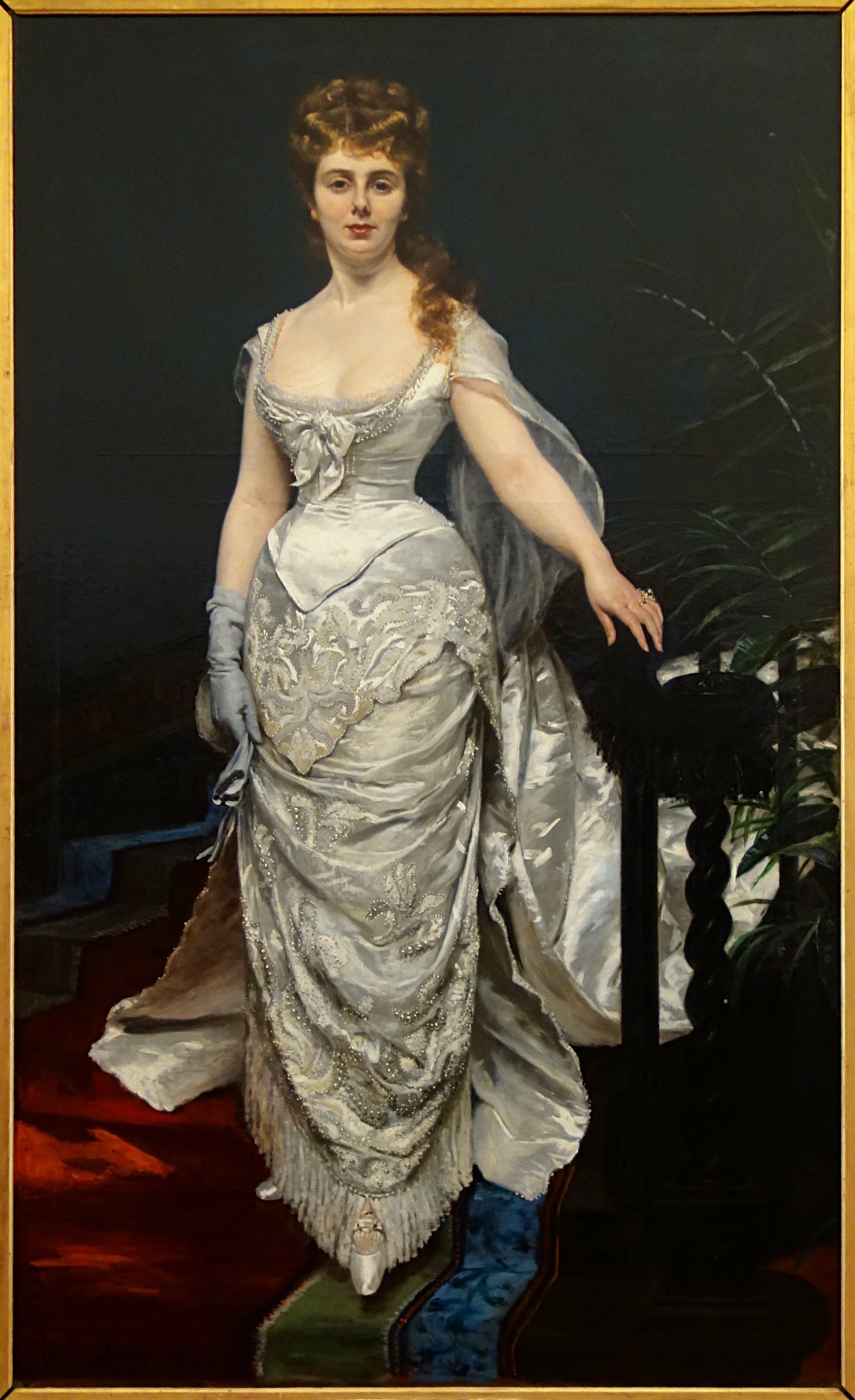 Portrait de Mademoiselle X, Marquise Anforti - Carolus-Duran