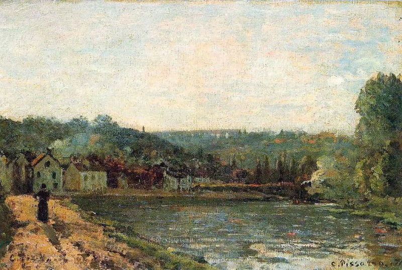 Brzegi Sekwany w Bougival - Camille Pissarro