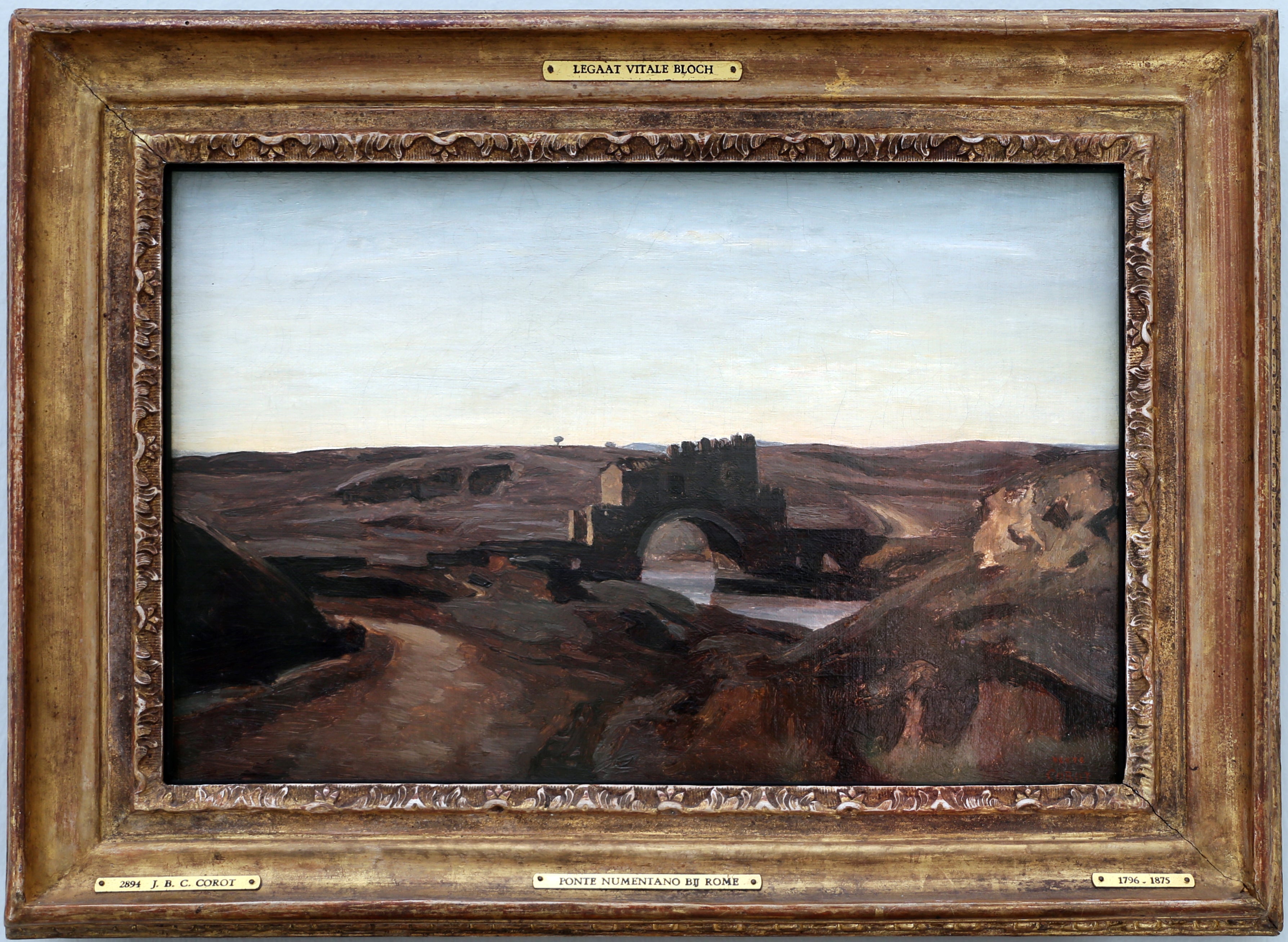 Vue de la campagne près de Rome - Jean-Baptiste Camille Corot