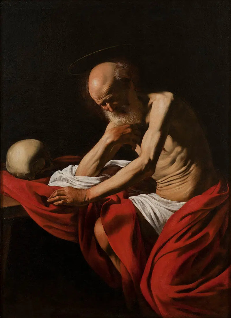 Święty Hieronim w medytacji - Caravaggio