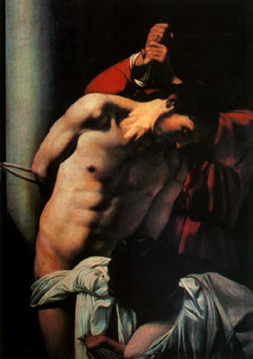 Reproduction du tableau « Le Christ à la colonne - Le Caravage » par Alpha Reproduction en peinture à l’huile