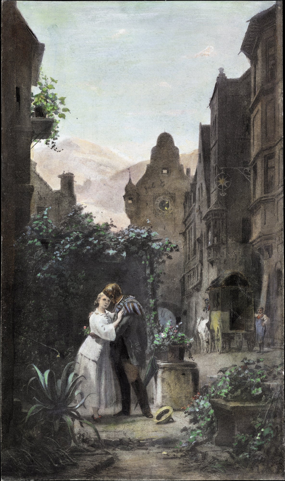 Pożegnanie - Carl Spitzweg