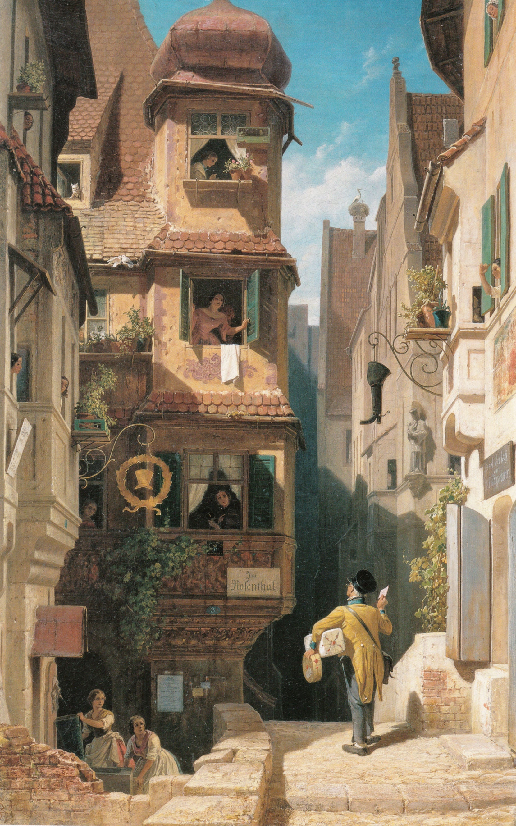 Listonosz w Rosenthal - Carl Spitzweg