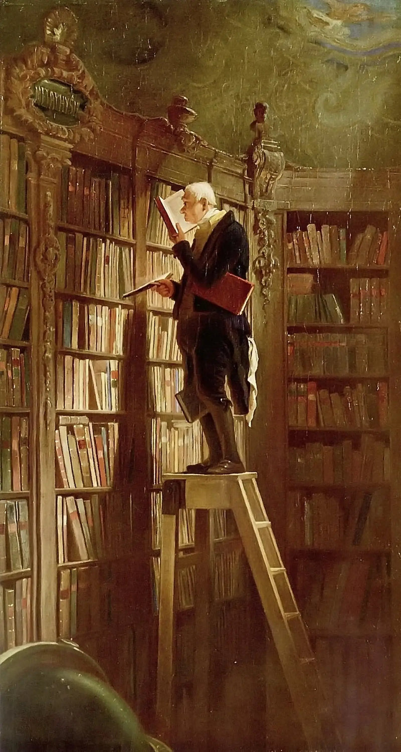  Szczur biblioteczny, szczegół - Carl Spitzweg