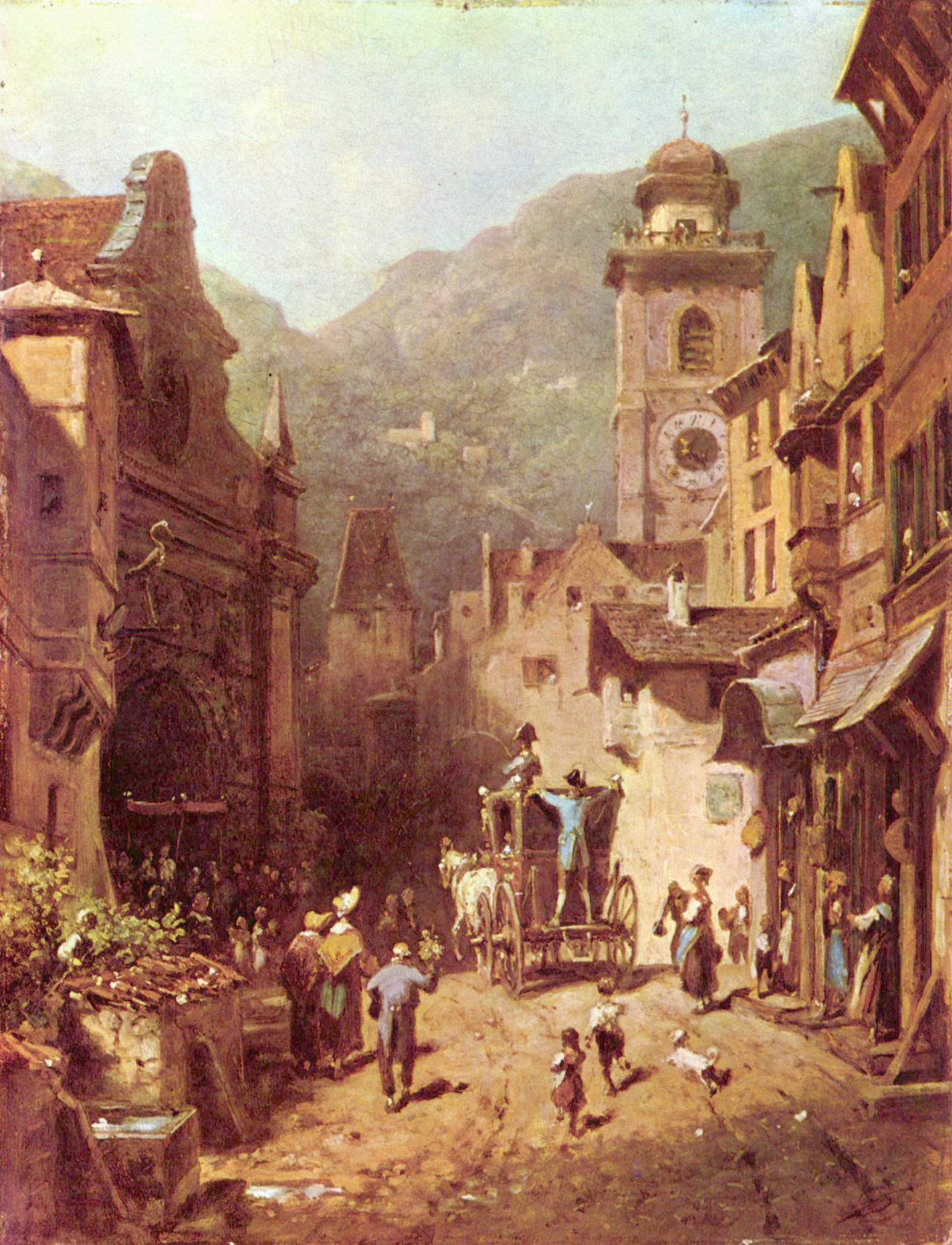 Wizyta lokalnego księcia - Carl Spitzweg