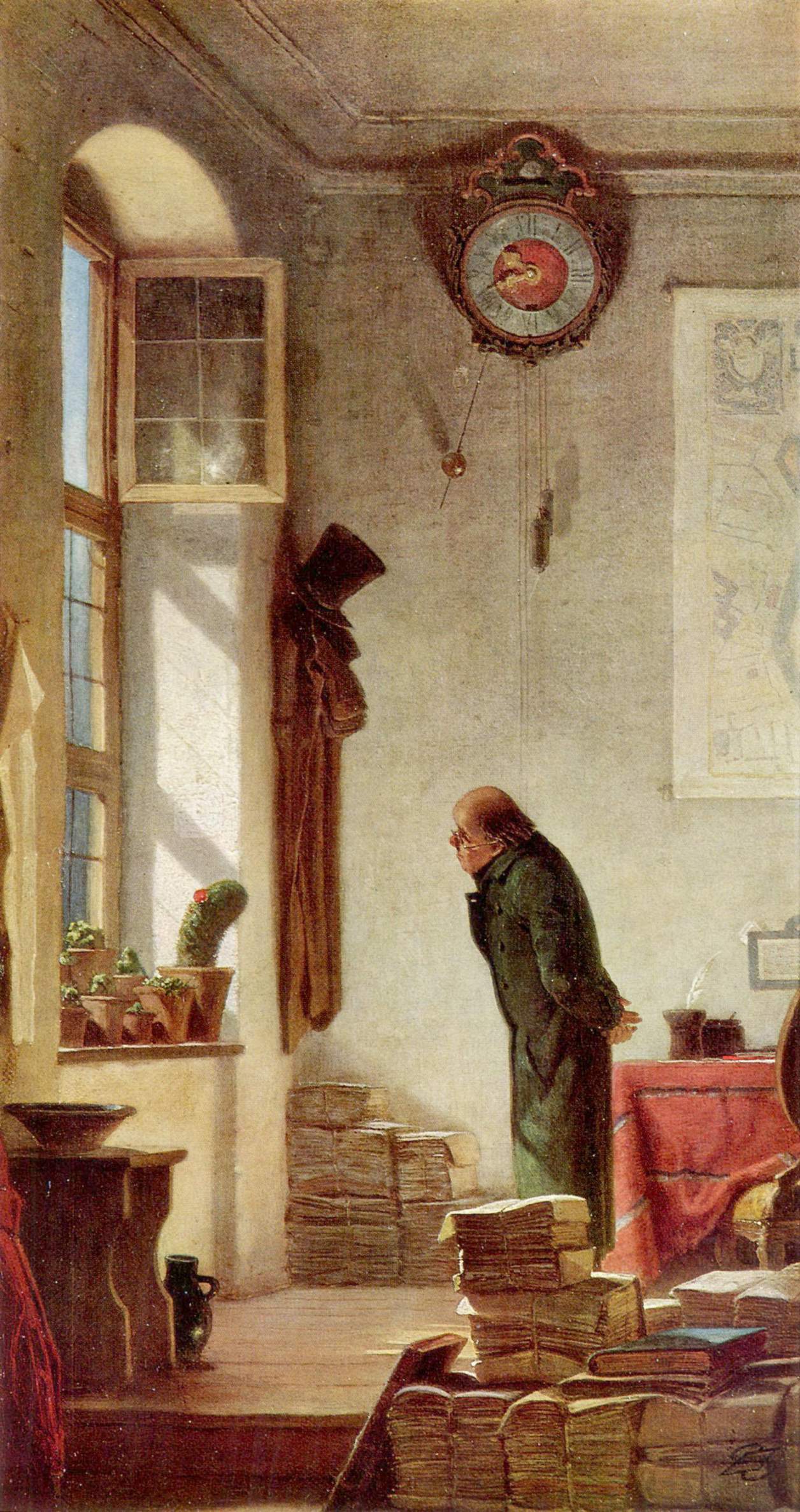 Miłośnik kaktusów - Carl Spitzweg