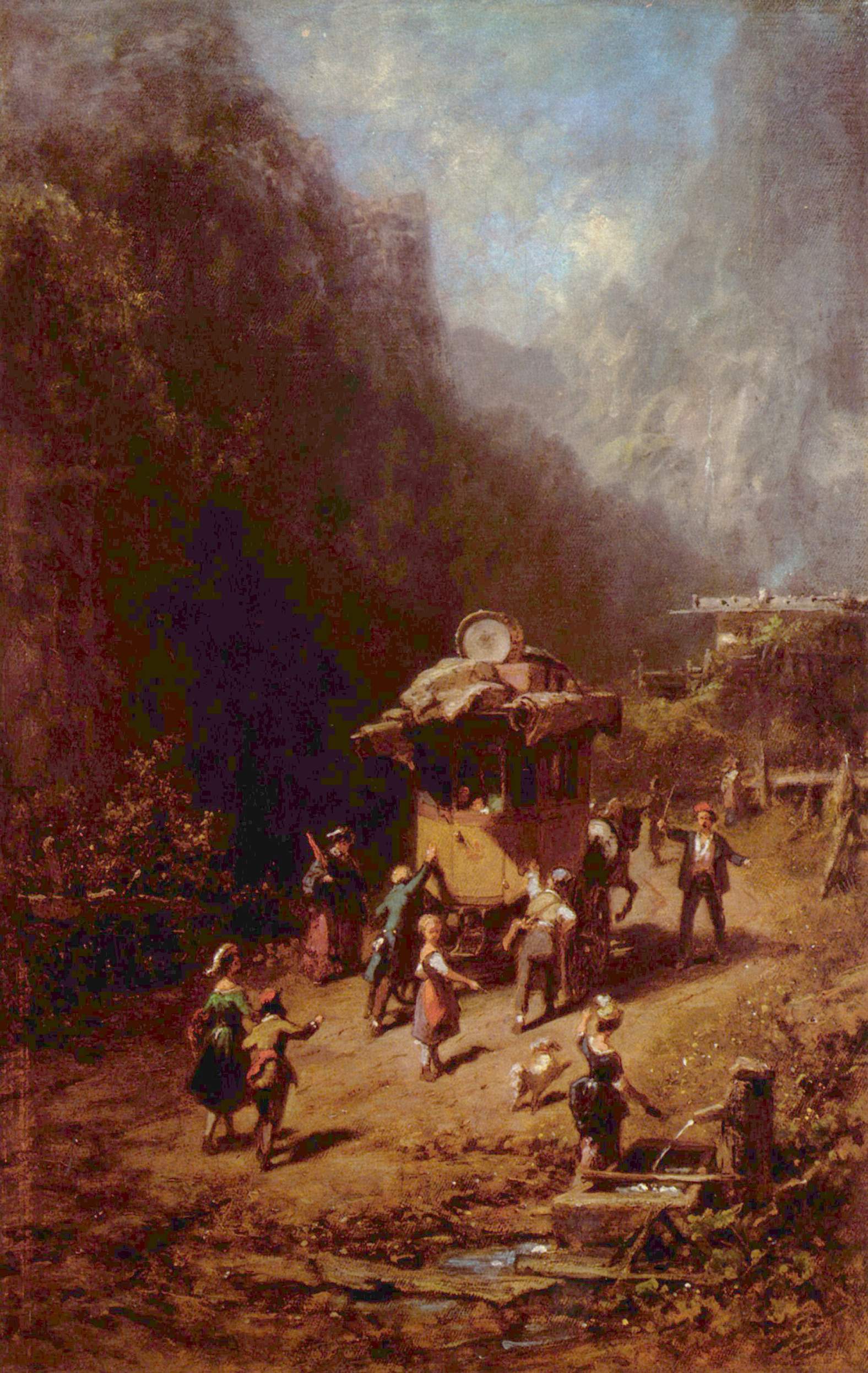 Towarzystwo artystów wędrownych - Carl Spitzweg