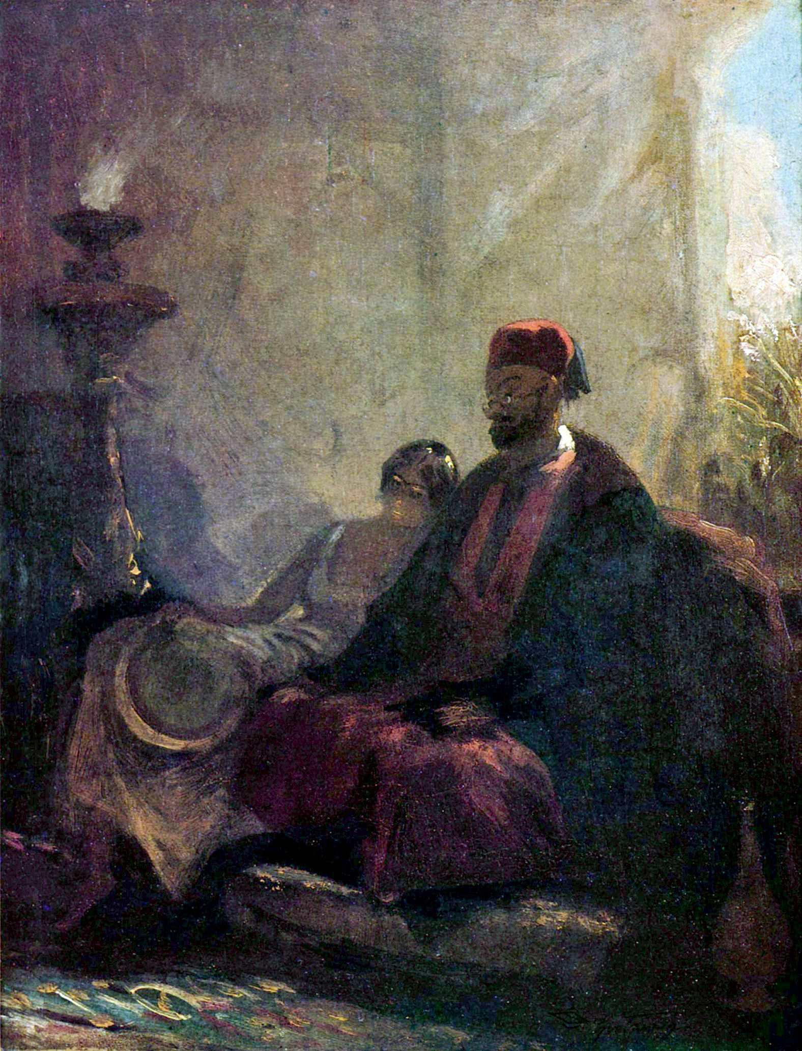 W haremie - Carl Spitzweg