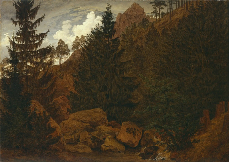 Skały - Caspar David Friedrich