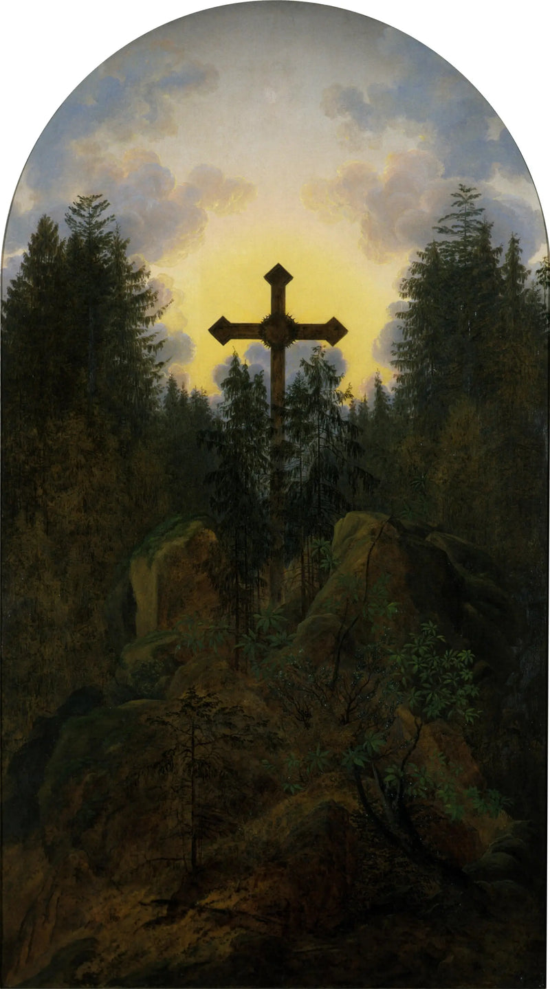 Krzyż w górach - Caspar David Friedrich