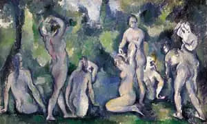 Grupa kąpiących się - Paul Cézanne