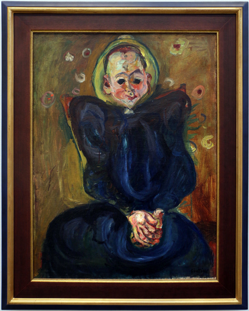 Kobieta w niebieskiej sukni - Chaim Soutine