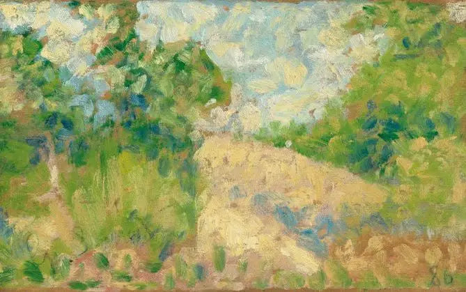 Różowy krajobraz - Georges Seurat