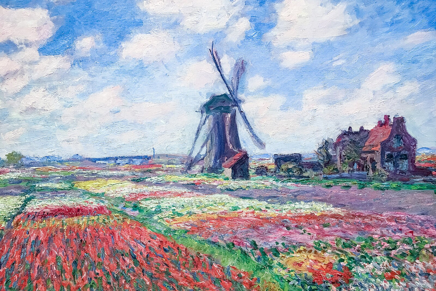 Pola tulipanów w Holandii – Claude Monet (1886)