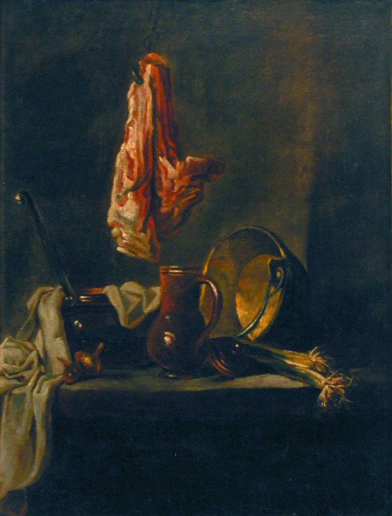 Martwa natura z żeberkiem wołowym - Jean Simeón Chardin
