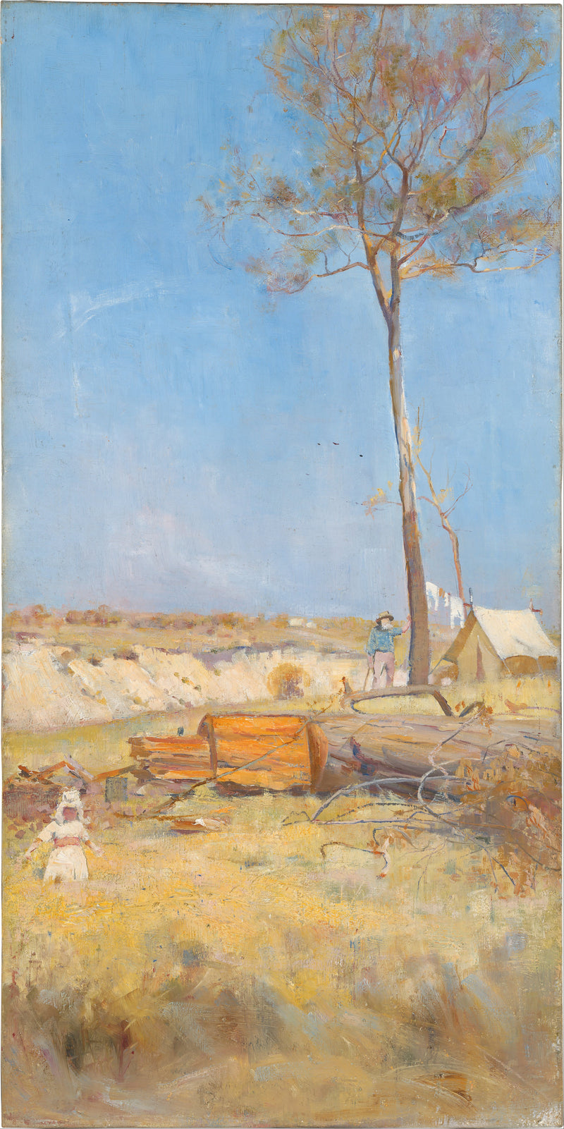 Pod słońcem południa (Obóz drwala) - Charles Conder