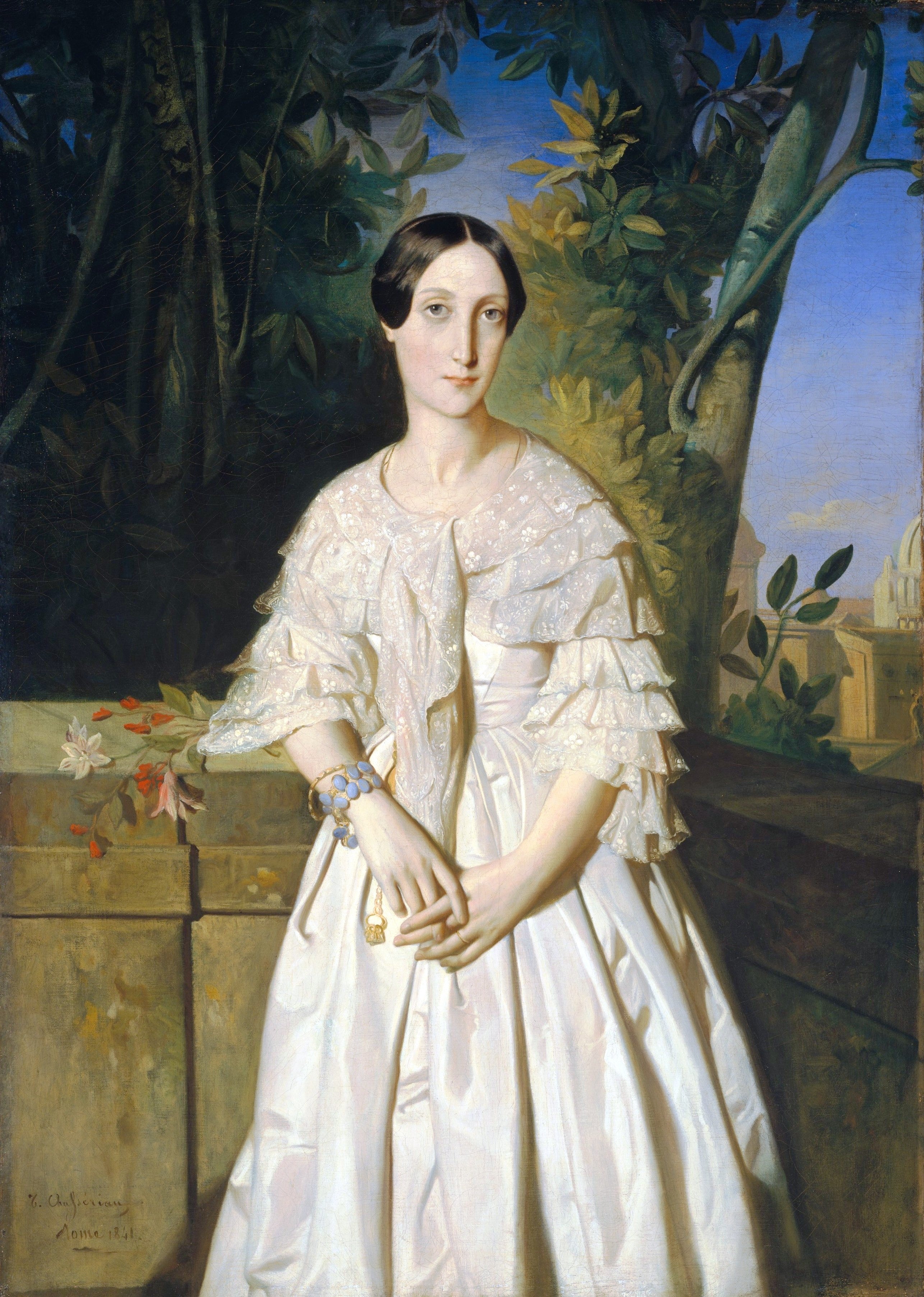 Comtesse de La Tour-Maubourg (Marie-Louise-Charlotte-Gabrielle Thomas de Pange) - Théodore Chassériau - Alpha