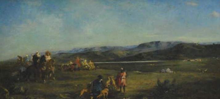 Chasse à la gazelle dans le Hodna - Eugène Fromentin