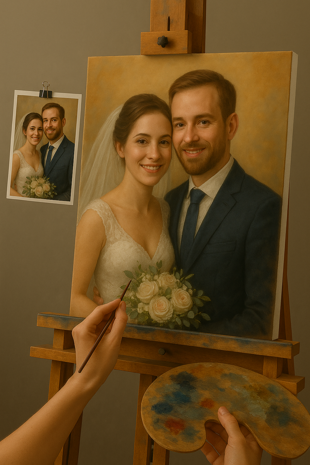 💍 Personalizowany Obraz Ślubny