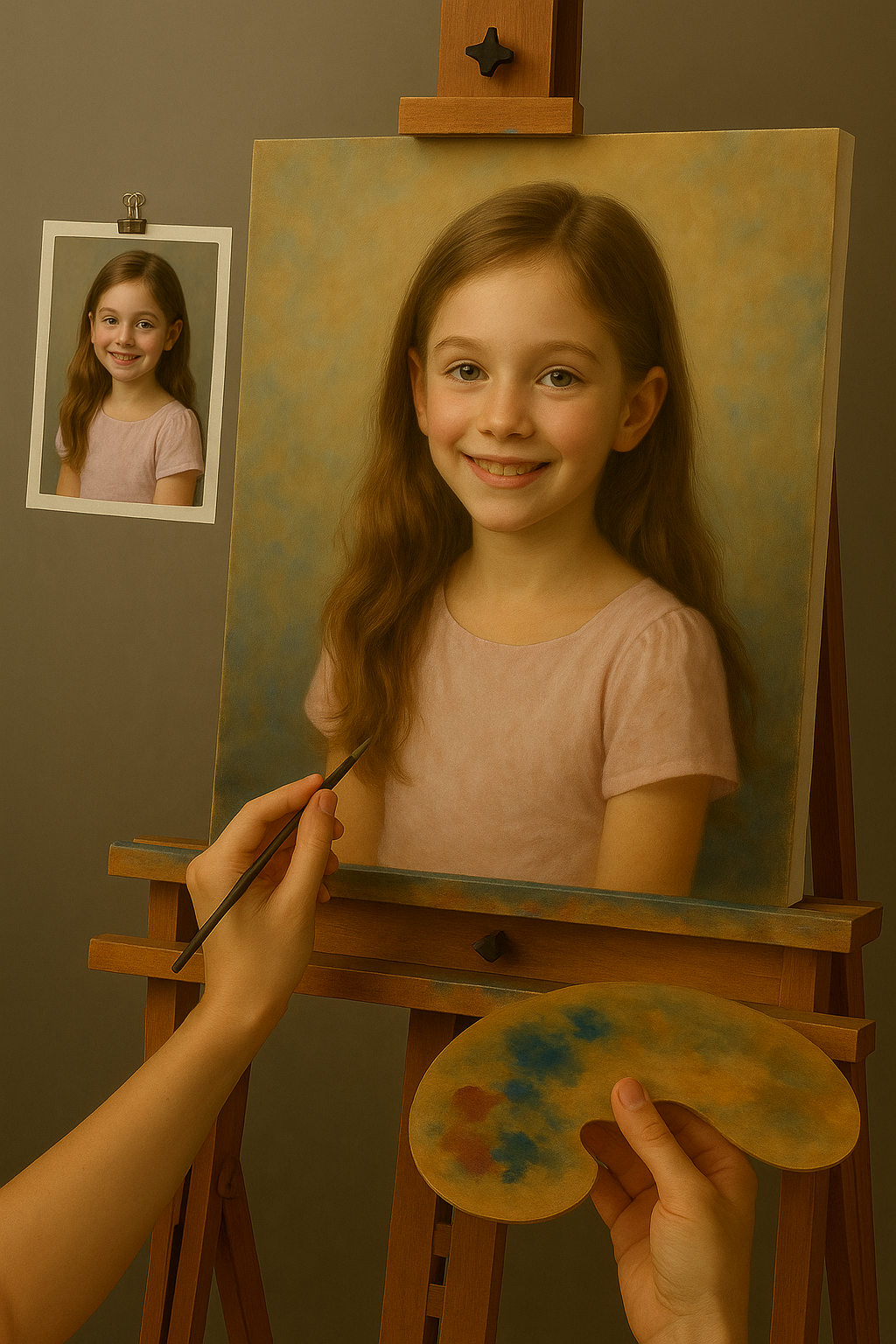 🎨 Personalizowany Obraz Dziecięcy – Unikalny Obraz Olejny