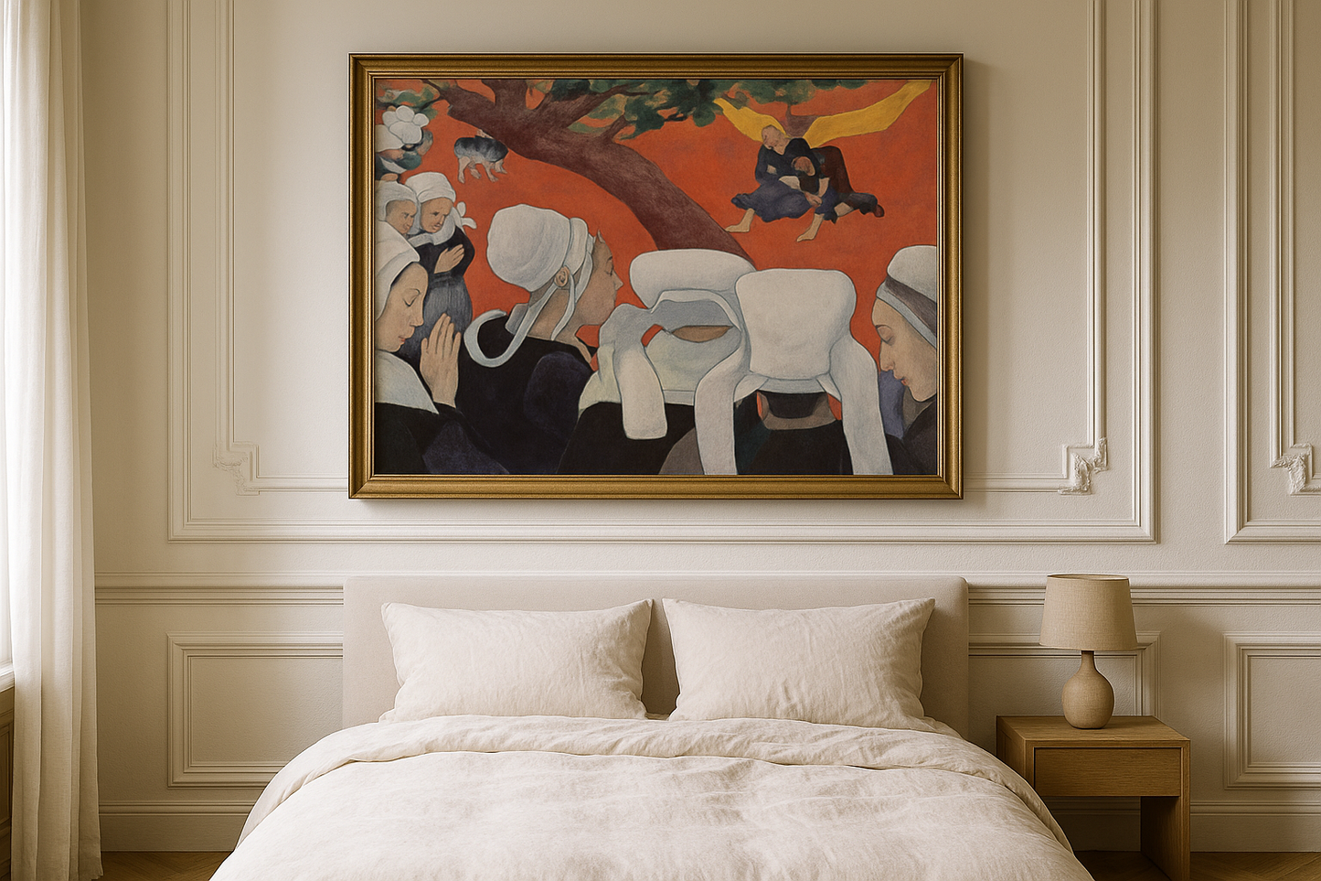 "Wizja po kazaniu - Paul Gauguin"