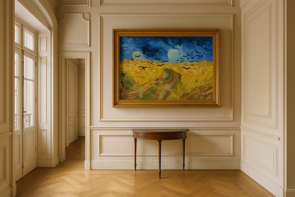 🖼️ Pole pszenicy z krukami – Vincent van Gogh (1890)
