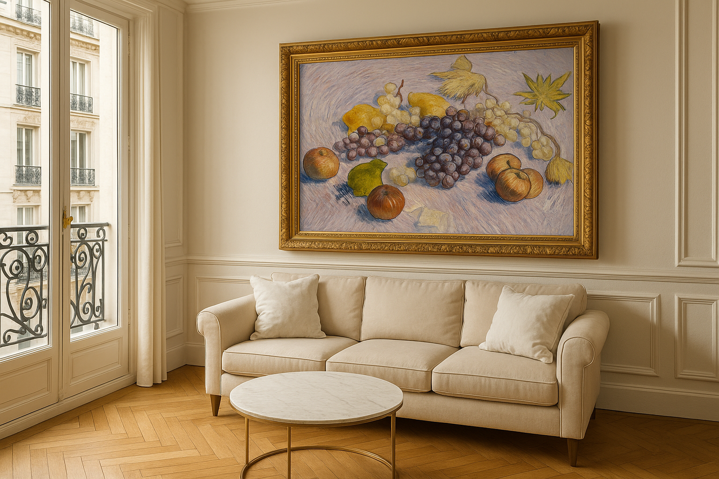 🍇 Winogrona, Cytryny, Gruszki i Jabłka – Vincent van Gogh (1887)