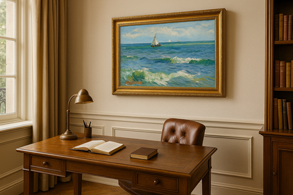 🌊 Morze w Saintes-Maries-de-la-Mer – Vincent van Gogh (1888)