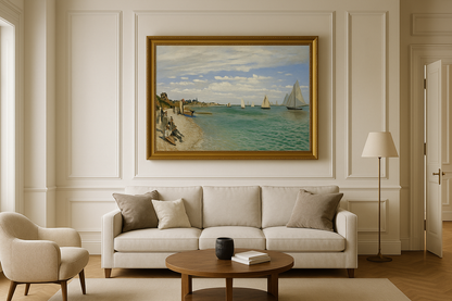⛵ Regaty w Sainte-Adresse – Claude Monet (1867)