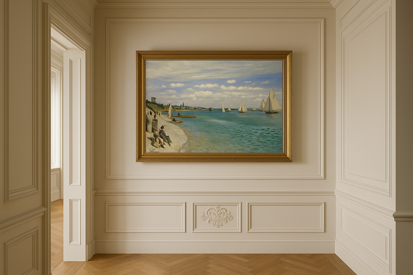 ⛵ Regaty w Sainte-Adresse – Claude Monet (1867)