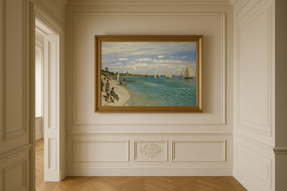 ⛵ Regaty w Sainte-Adresse – Claude Monet (1867)