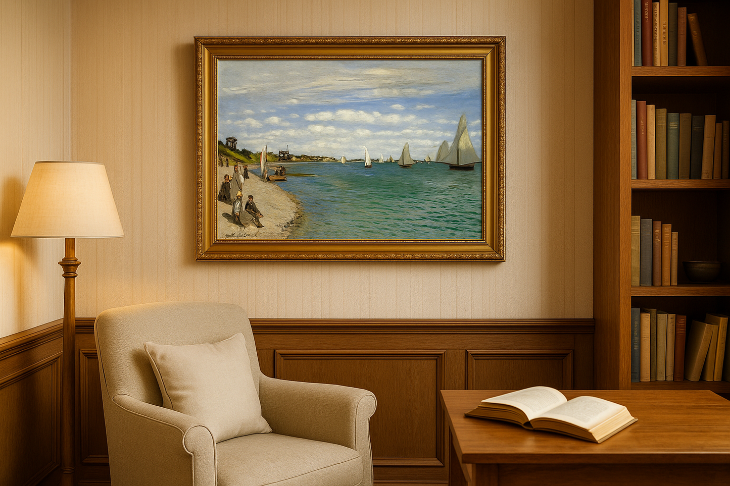 ⛵ Regaty w Sainte-Adresse – Claude Monet (1867)