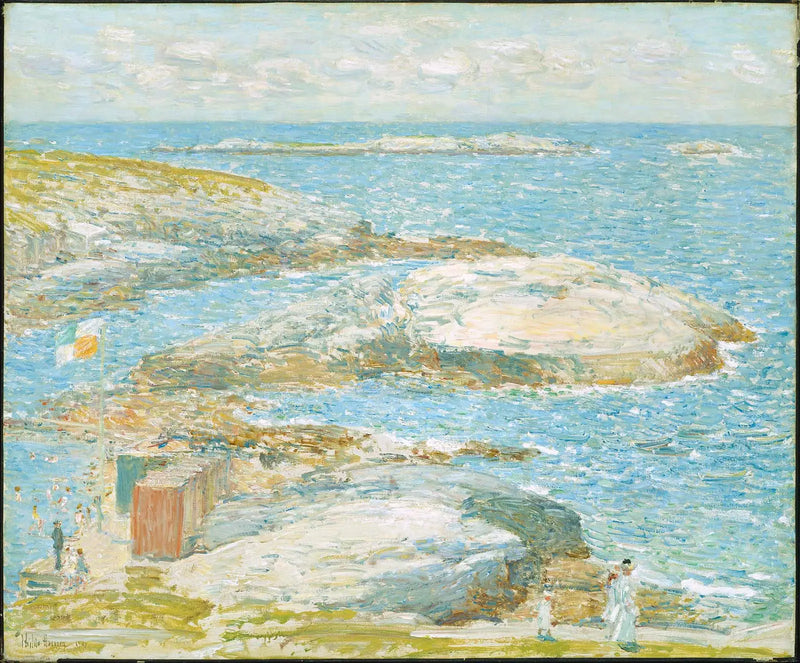 Basen kąpielowy, Appledore - Childe Hassam