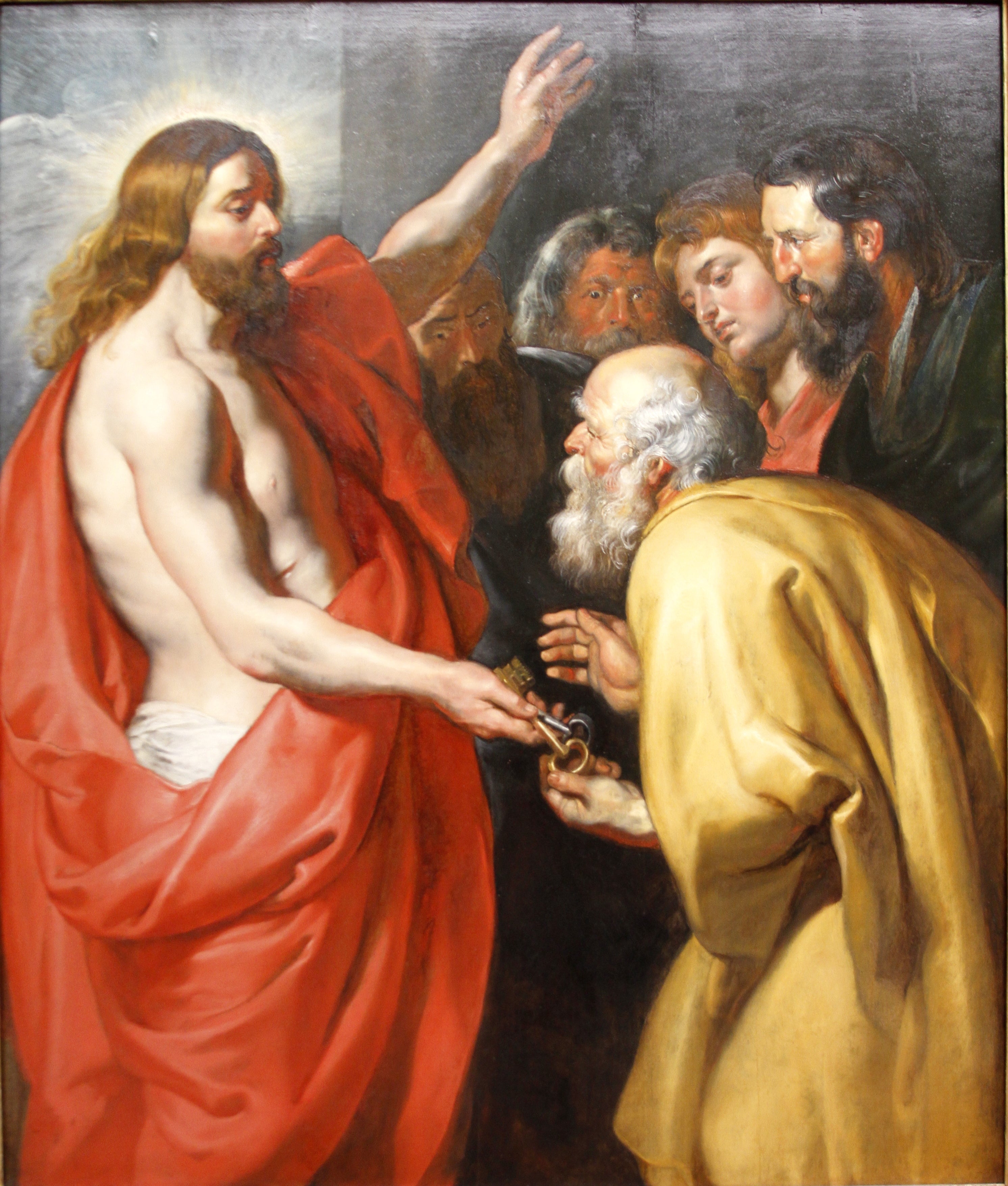Chrystus dający klucze świętemu Piotrowi - Peter Paul Rubens
