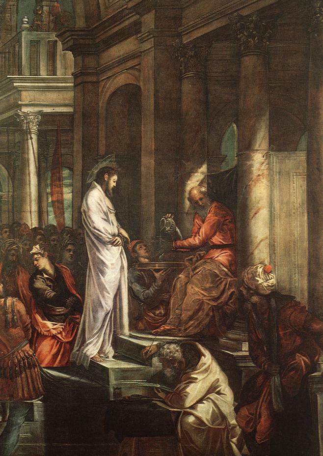 Chrystus przed Piłatem - Jacopo Tintoretto