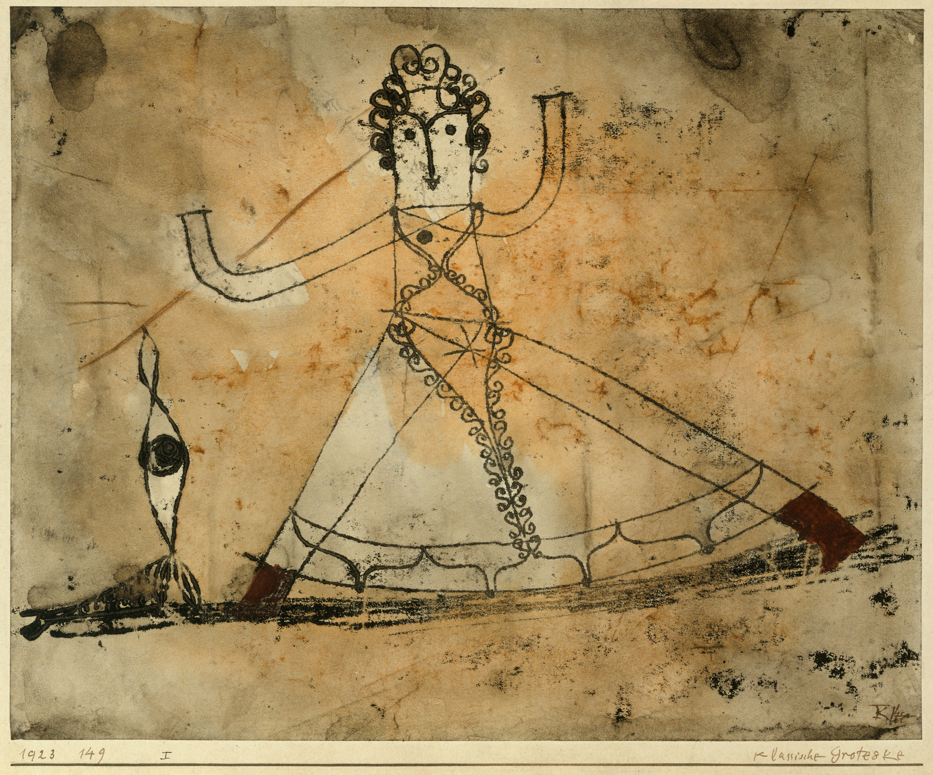 Klasyczna groteska - Paul Klee