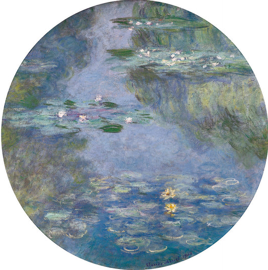 🎨 Nenufary (format okrągły) – Claude Monet, 1908