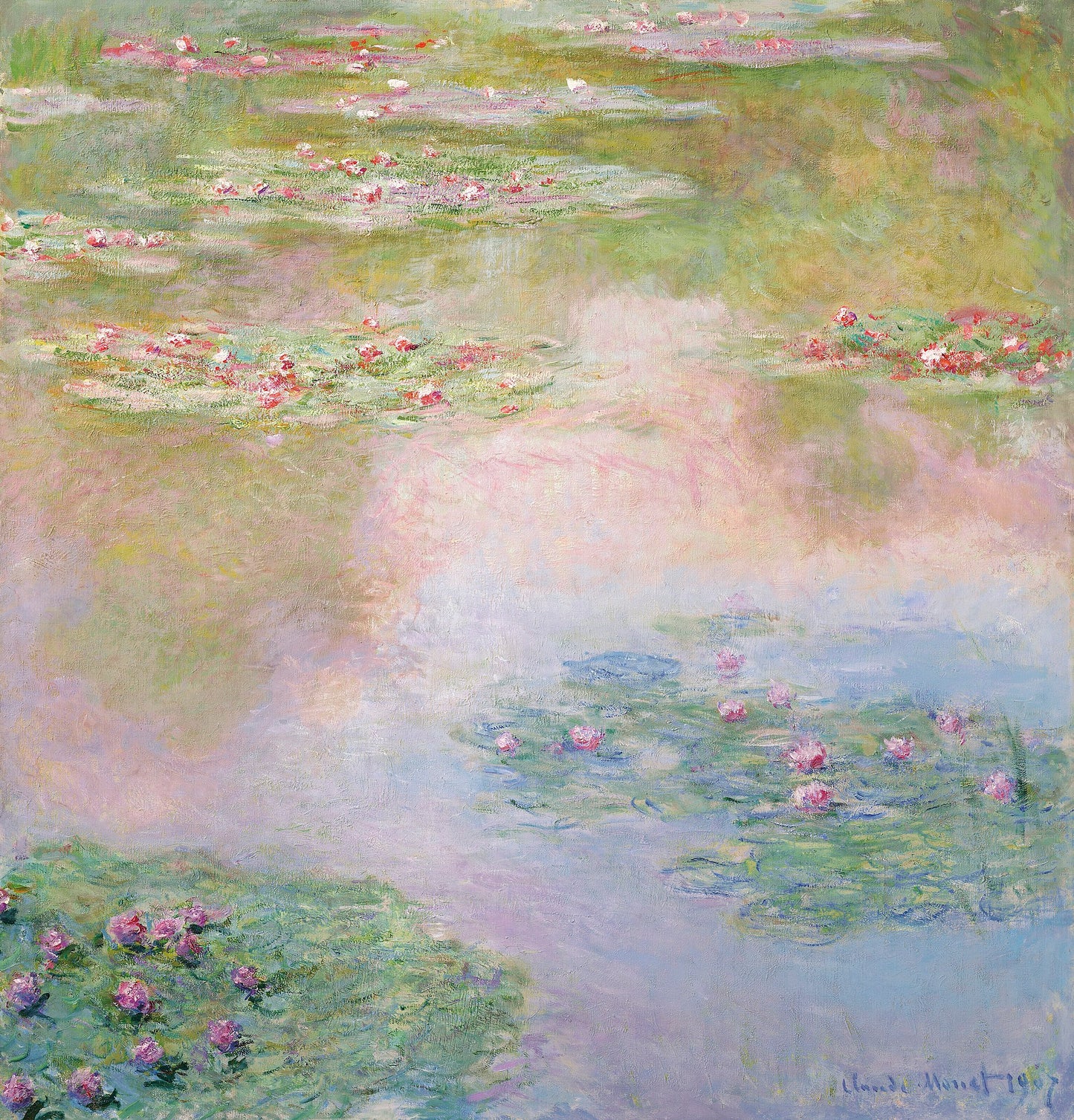 🌸 Nenufary (1907) – Claude Monet (W 1698)
