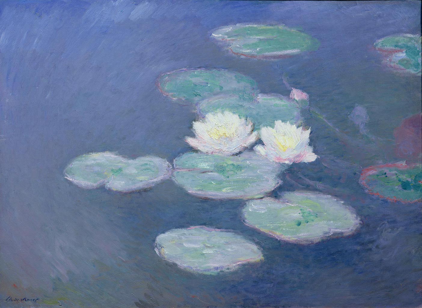 Nymphéas, efekt wieczoru – Claude Monet (około 1907)