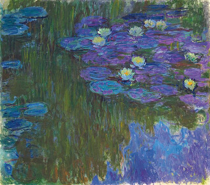 Lilie wodne w kwiecie (1914-1917) - Claude Monet