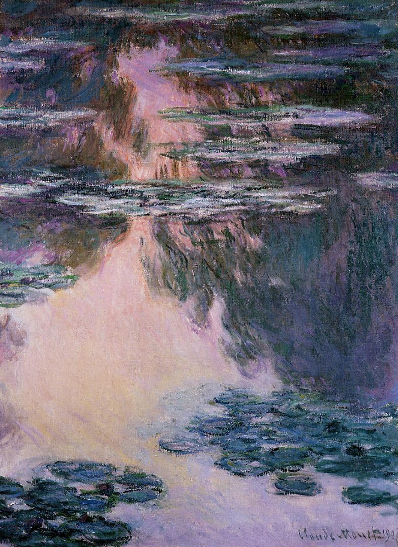 🌸 Nenufary – Fioletowe światło na wodzie (1907)