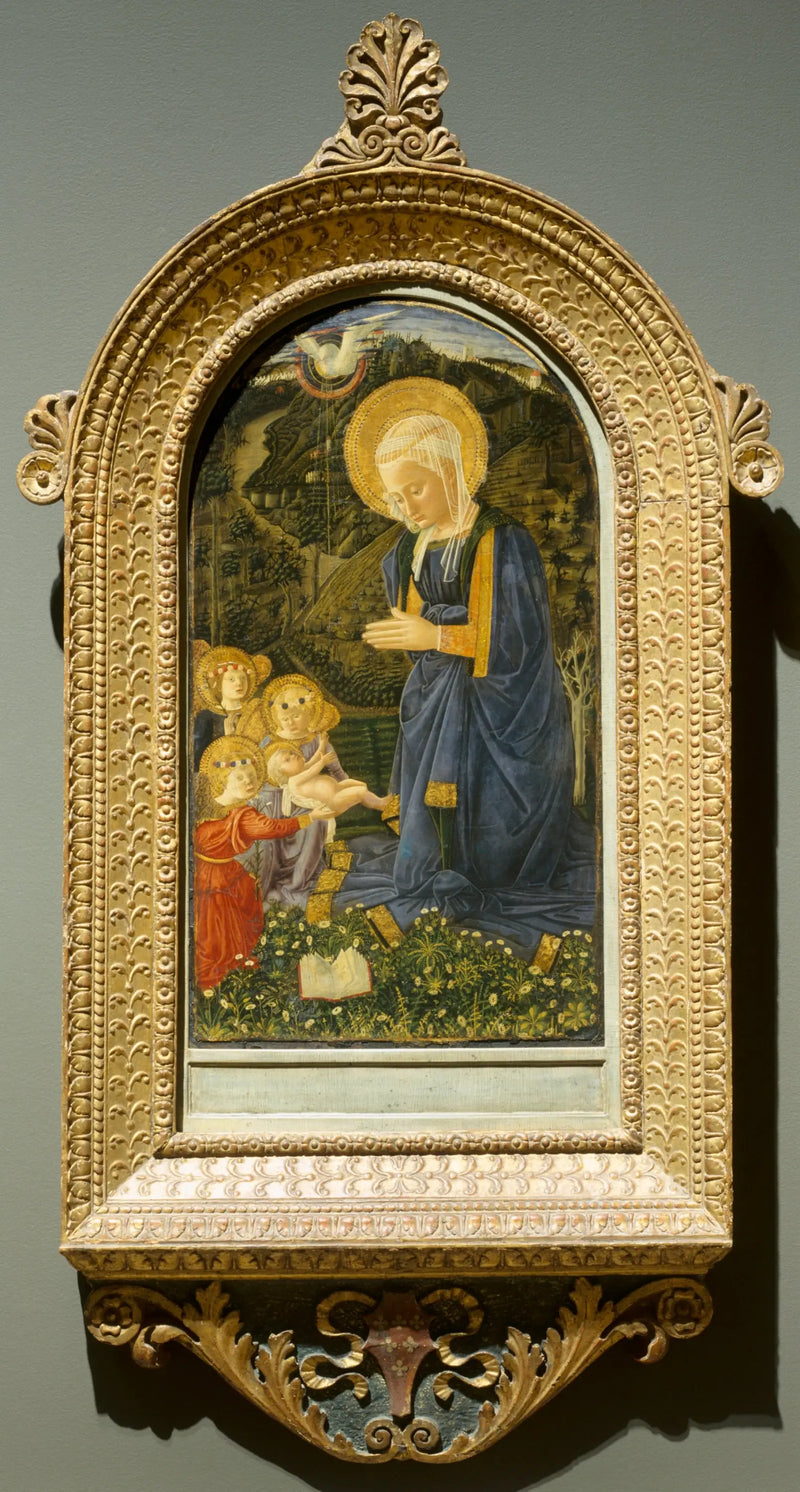 Dziewica i Dzieciątko z Aniołami - Fra Filippo Lippi