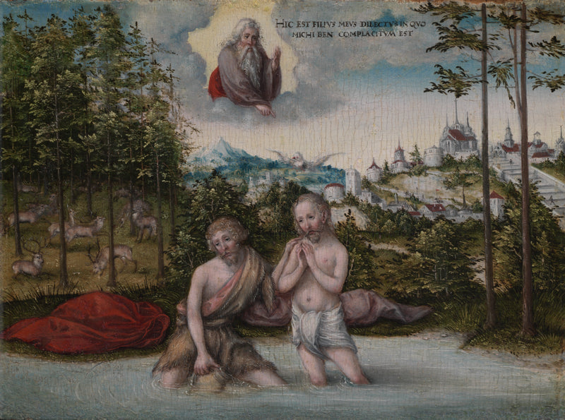 Chrzest Chrystusa - Lucas Cranach Starszy