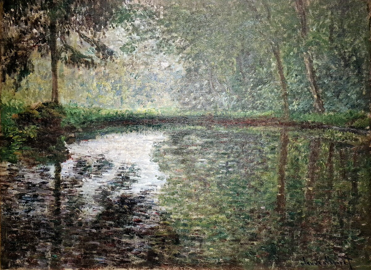 Róg stawu w Montgeron - Claude Monet