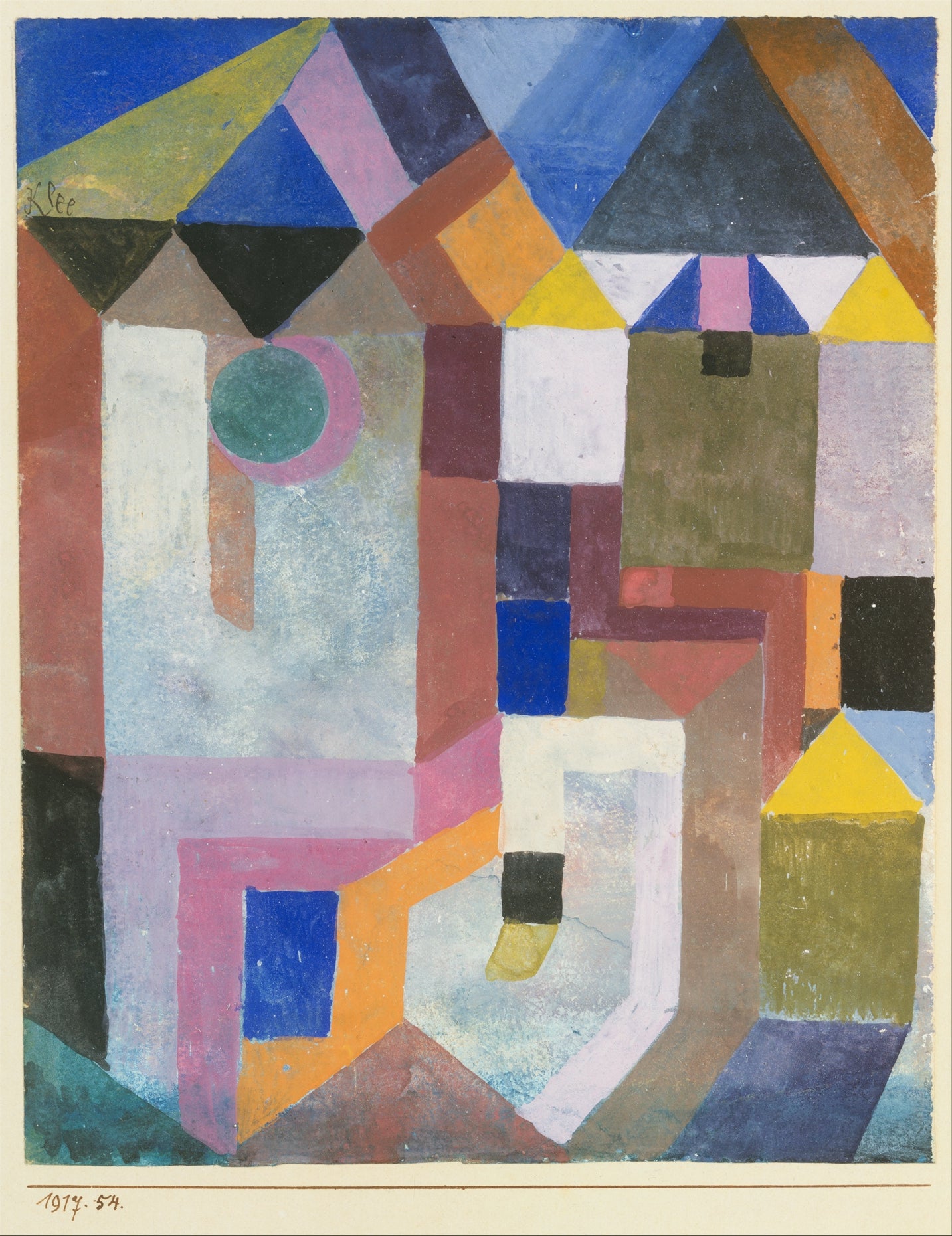 Kolorowa architektura - Paul Klee