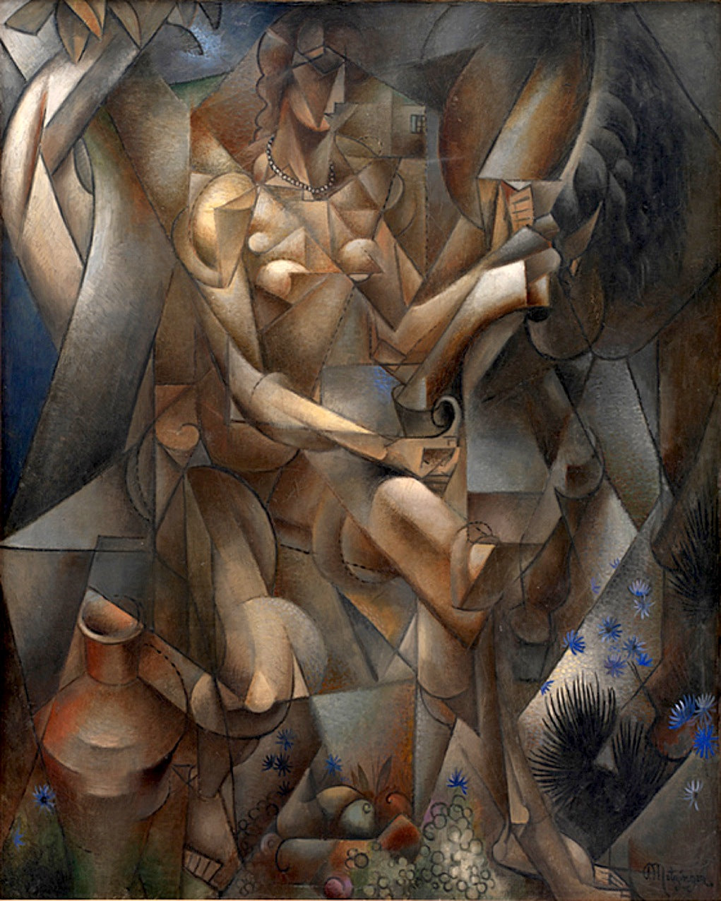 Kompozycja do "La Femme au cheval" – Albert Gleizes (1911–1912)